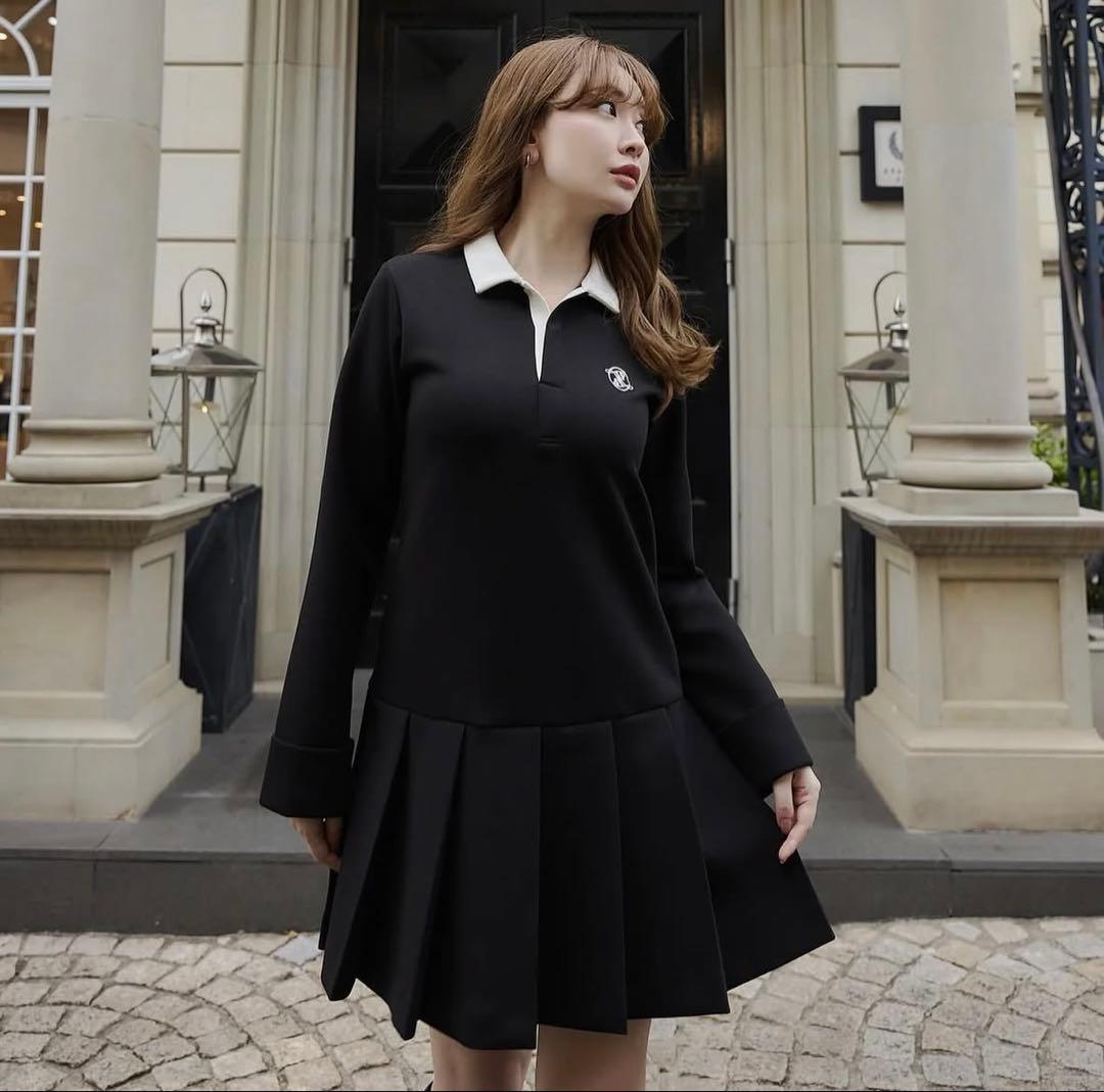 herlipto Polo Pleated Mini Dress Sサイズ