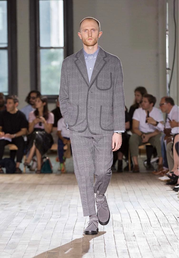 N.HOOLYWOOD 2018ss グレー チェック柄 セットアップ38