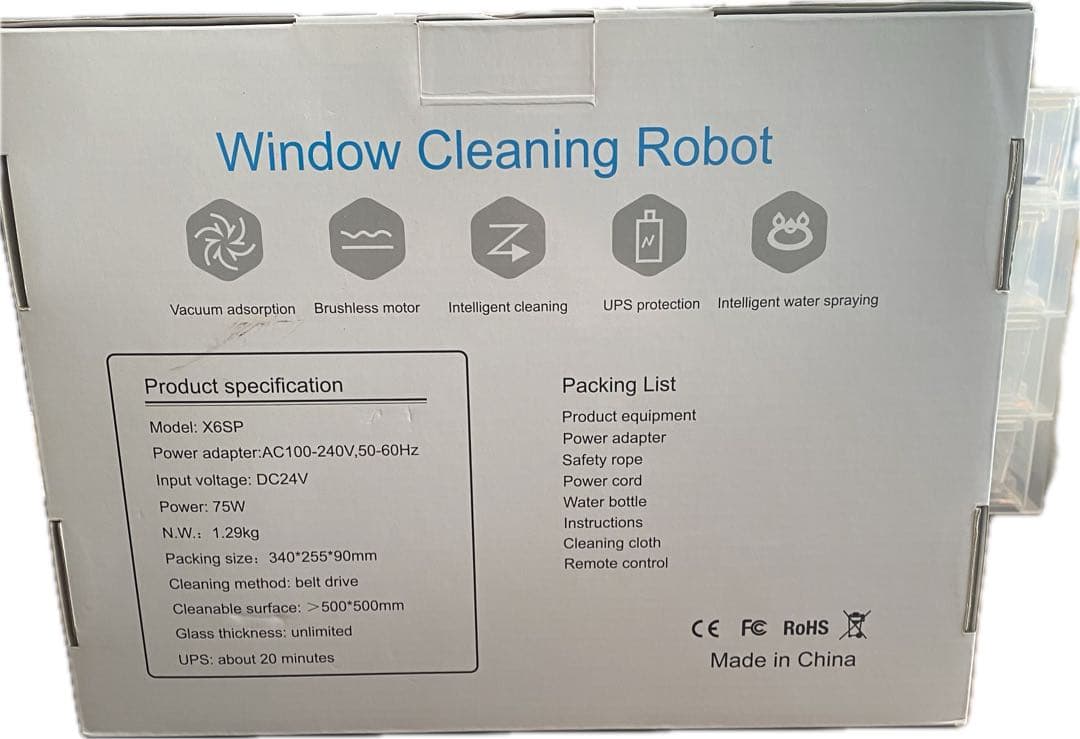 【新品】Cop Rose 自動窓掃除ロボット　日本語説明書付き　クリーニング