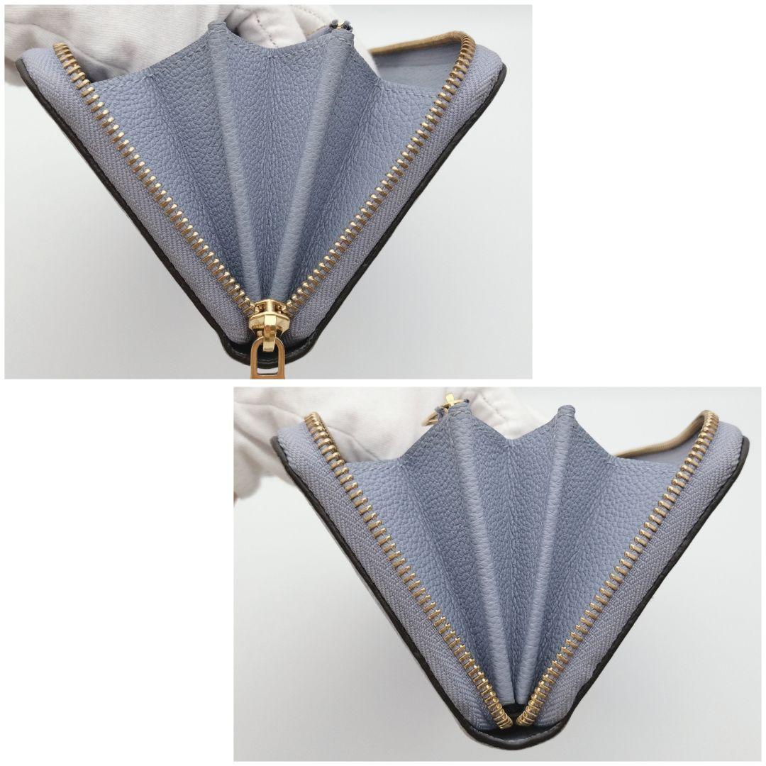 ✨極上美品✨希少色 ルイヴィトン アンプラント ジッピーウォレット リラ ブルー