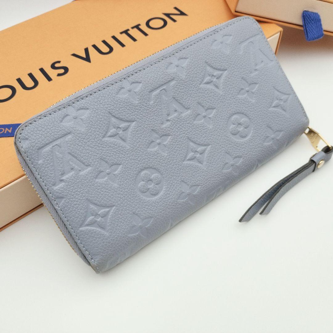 ✨極上美品✨希少色 ルイヴィトン アンプラント ジッピーウォレット リラ ブルー