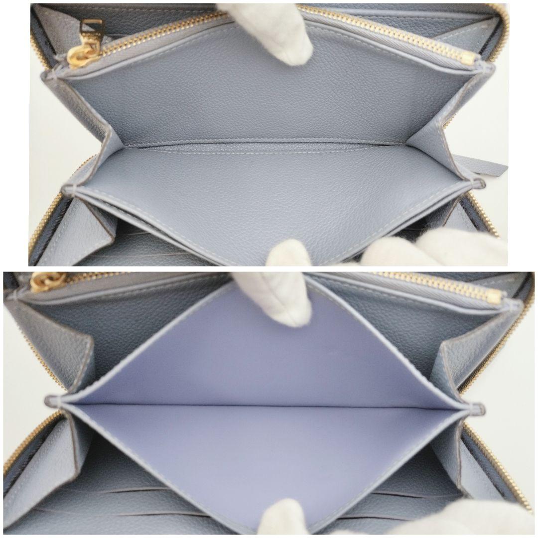 ✨極上美品✨希少色 ルイヴィトン アンプラント ジッピーウォレット リラ ブルー