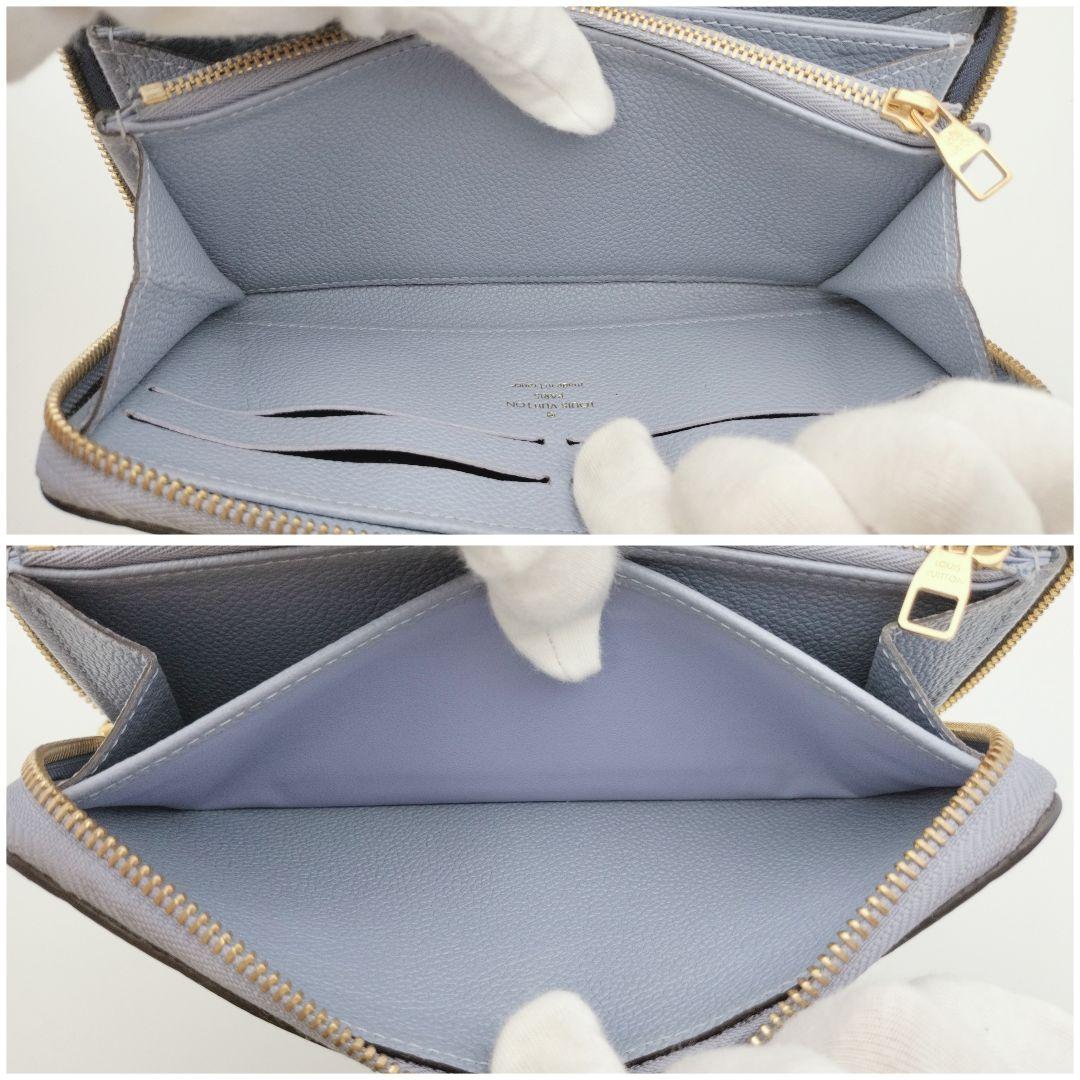 ✨極上美品✨希少色 ルイヴィトン アンプラント ジッピーウォレット リラ ブルー