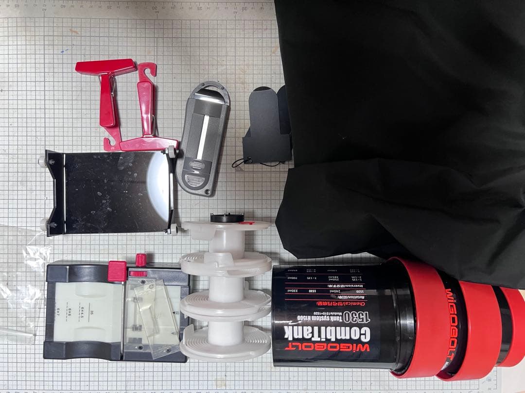 【初心者向け】フィルム現像スターターセット／タンク・暗袋・抽出器など一式