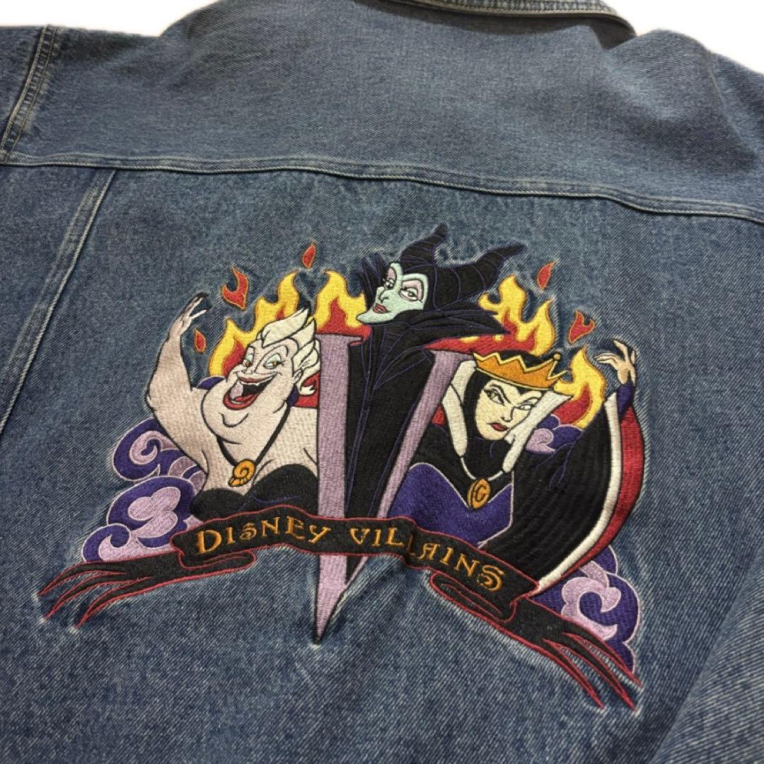 90s disney villains ヴィランズ　デニムジャケット