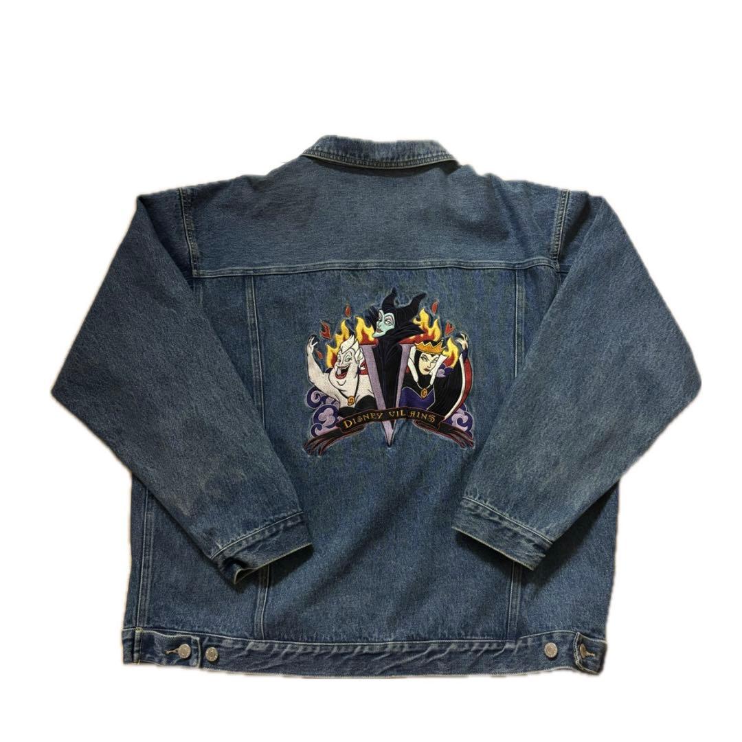 90s disney villains ヴィランズ　デニムジャケット