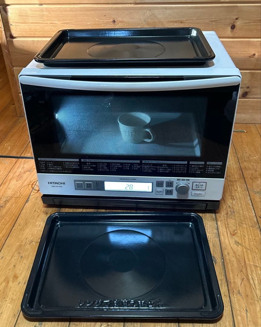 ￼送料無料HITACHI オーブンレンジ ホワイトMRO-SV1000 17年製