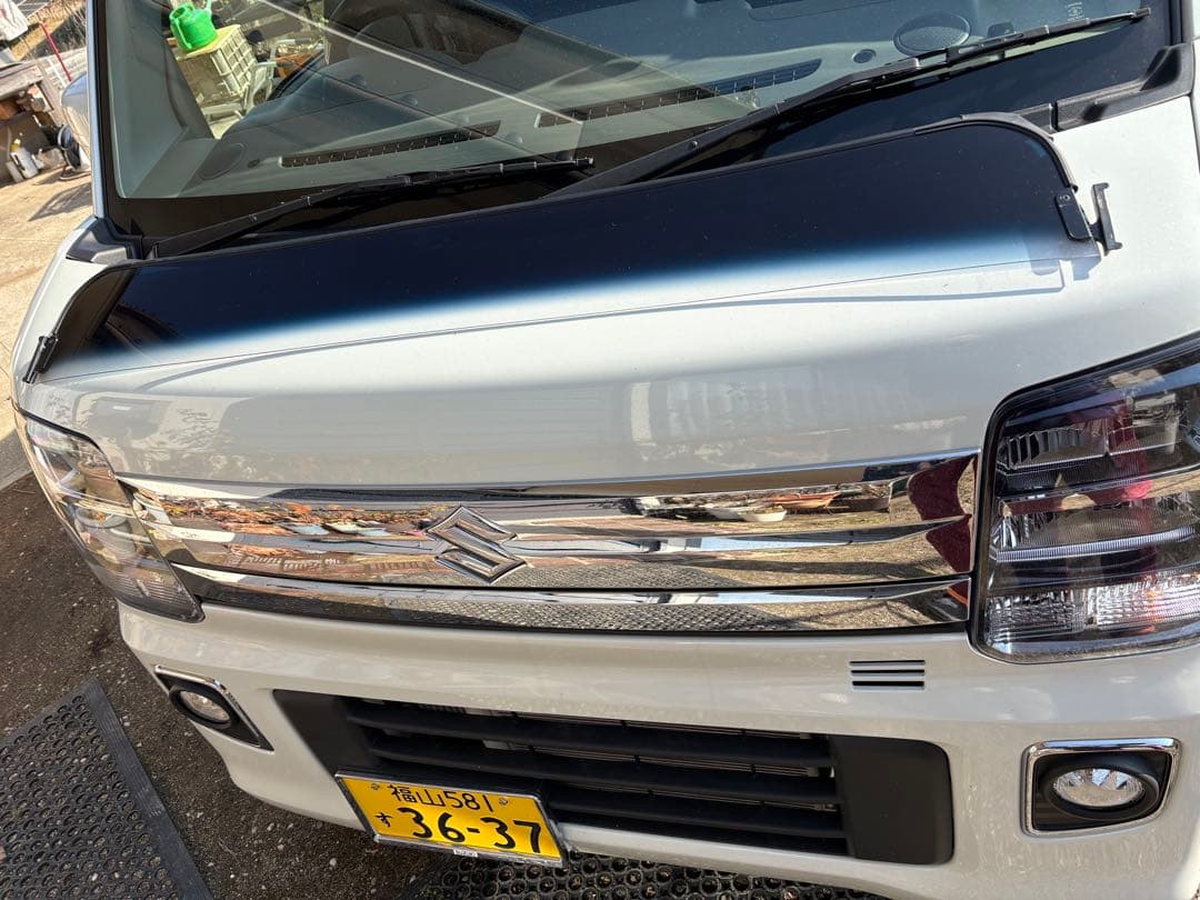 スバルサンバー ウィンドウバイザー ブラック