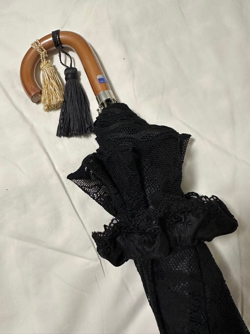 いいね無し購入タッセル&シュシュ　モリス　日傘　作成店2〜3万円より格安