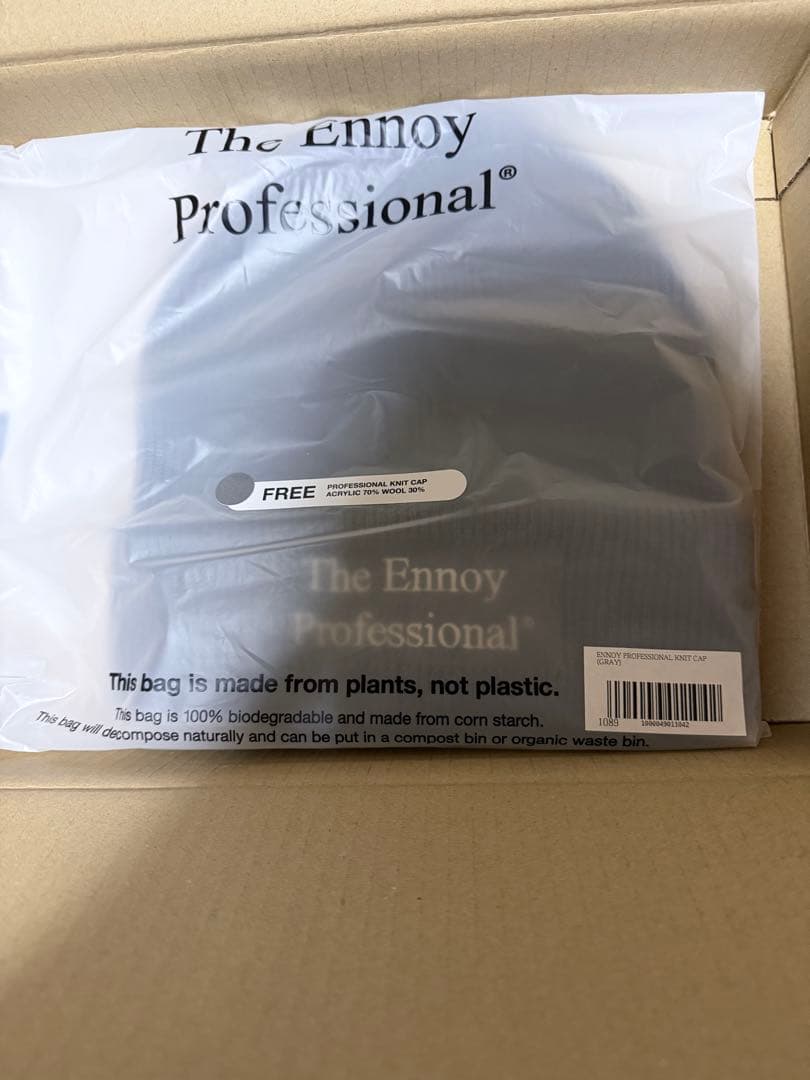 帽子 PROFESSIONAL KNIT CAP (GRAY) The Ennoy