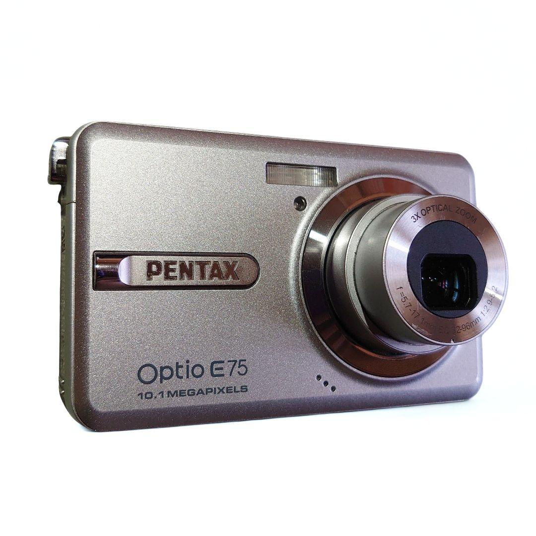 動作確認済 PENTAX Optio E75 平成レトロ レトロ コンデジ