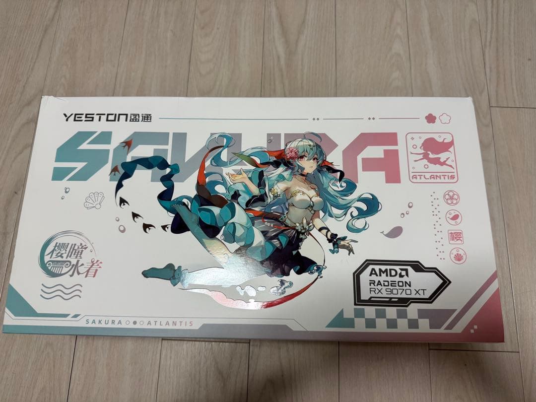 グラフィックボード・グラボ・ビデオカード Yeston Sakura Radeon RX 9070 XT 16gb