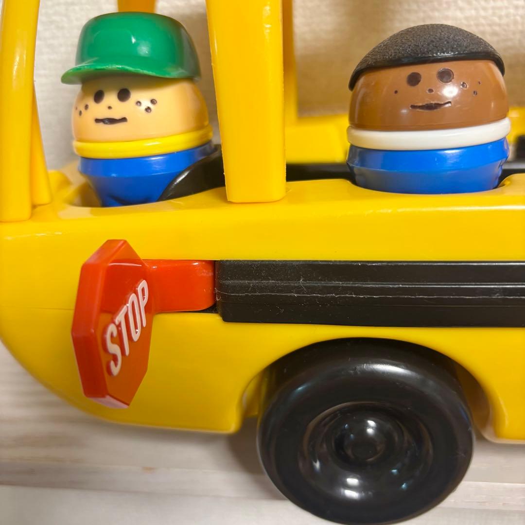 リトルタイクス スクールバス 箱付 トドルトッツ フィギュア 車 セット