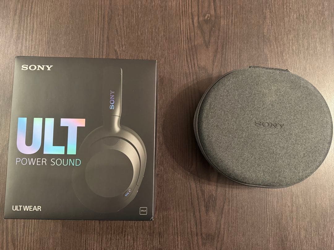 Sony ULT WEARヘッドホン（黒）　ノイキャン　ケース、箱付