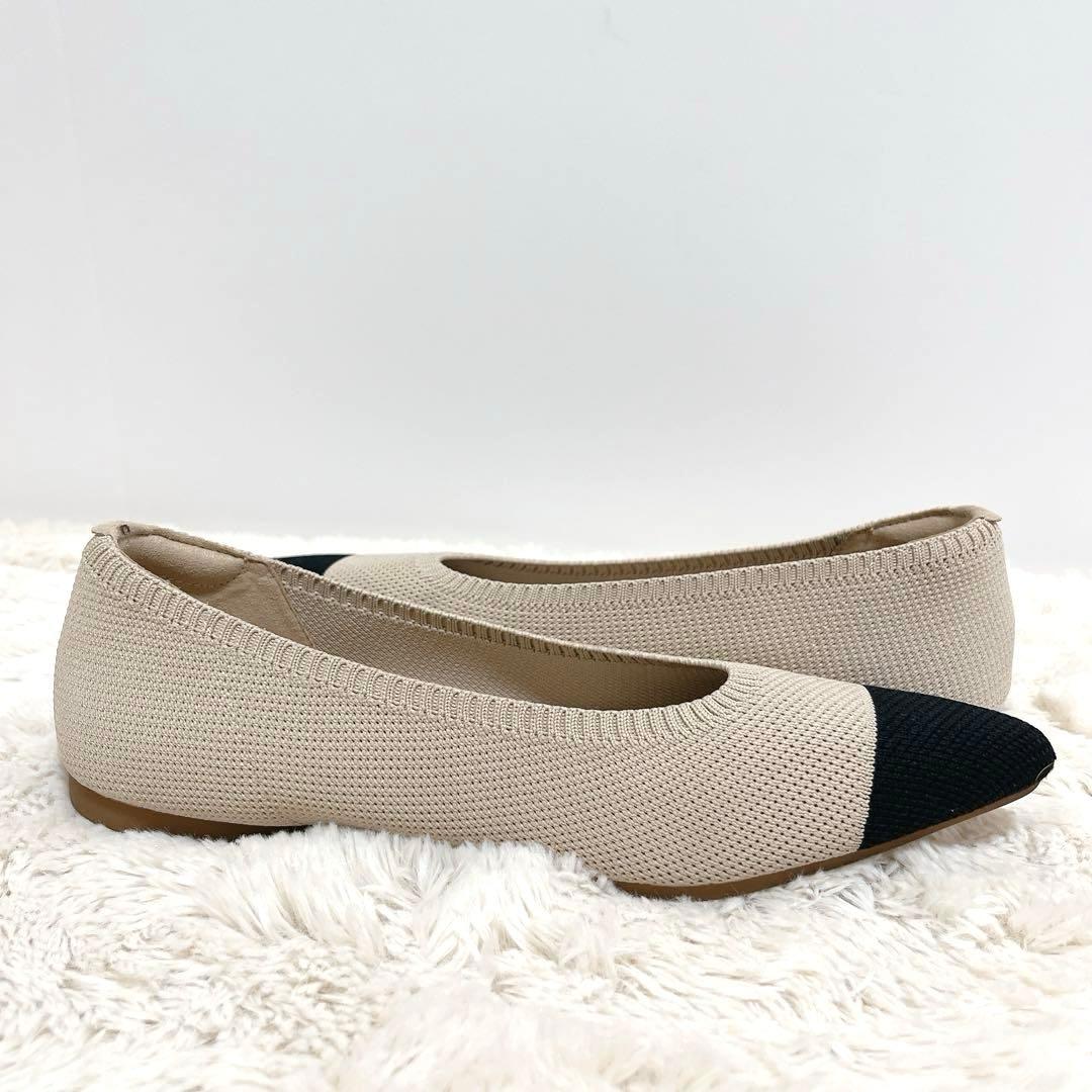 【VIVAIA】 Aria 5° ポインテッドトゥ フラットシューズ アーモンド