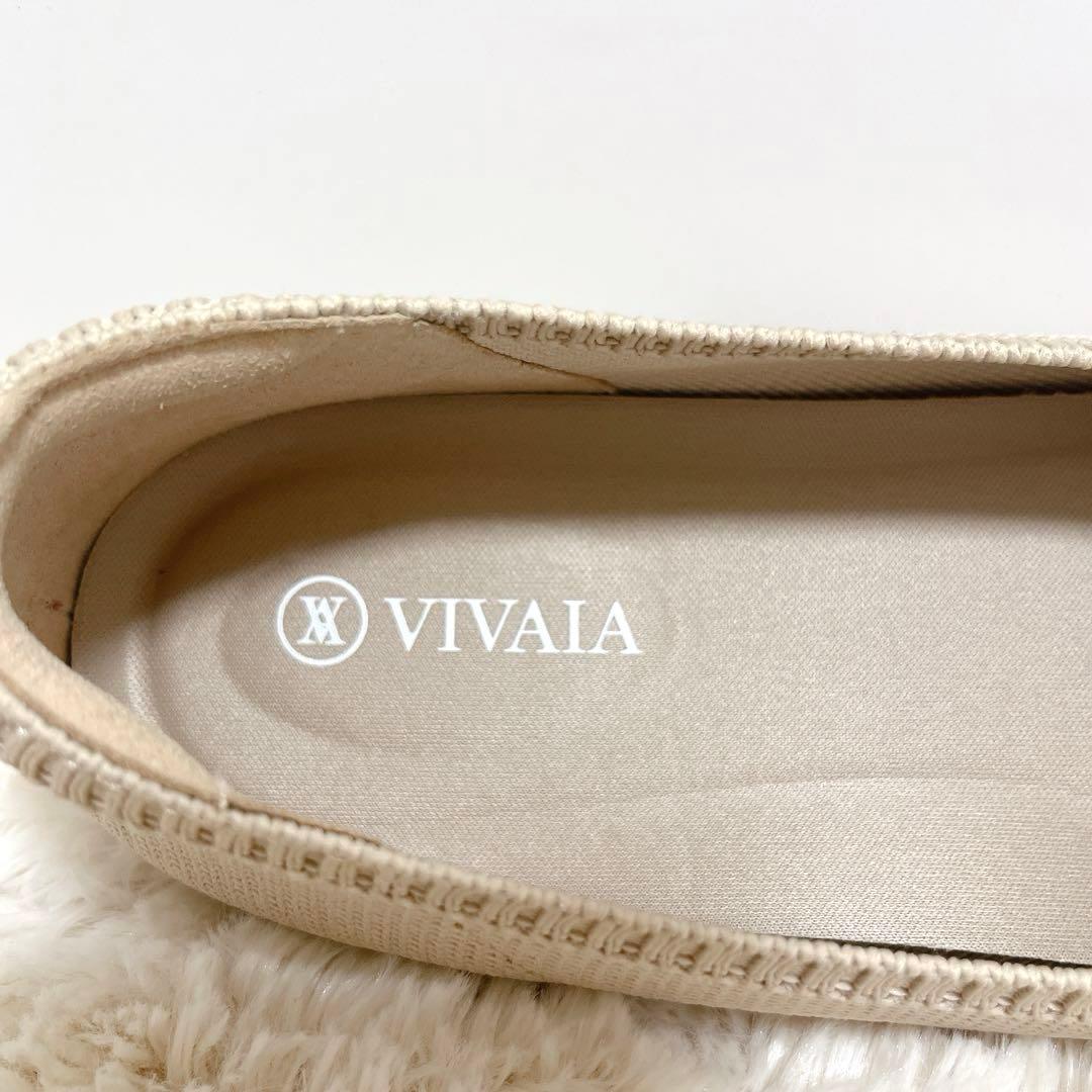 【VIVAIA】 Aria 5° ポインテッドトゥ フラットシューズ アーモンド