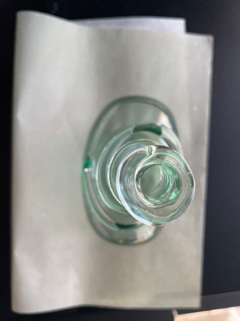 倉敷ガラス 首巻き花瓶 花びん 倉敷民芸館 外村吉之介