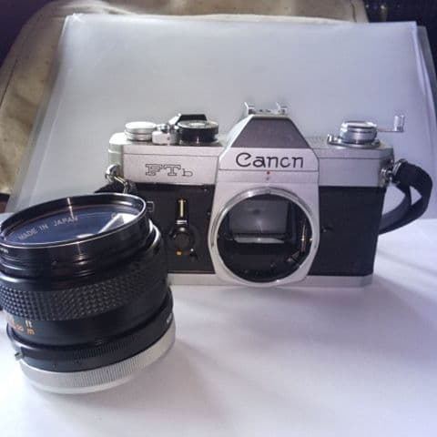ＣanonキャノンＦＴbフィルム一眼レフカメラ