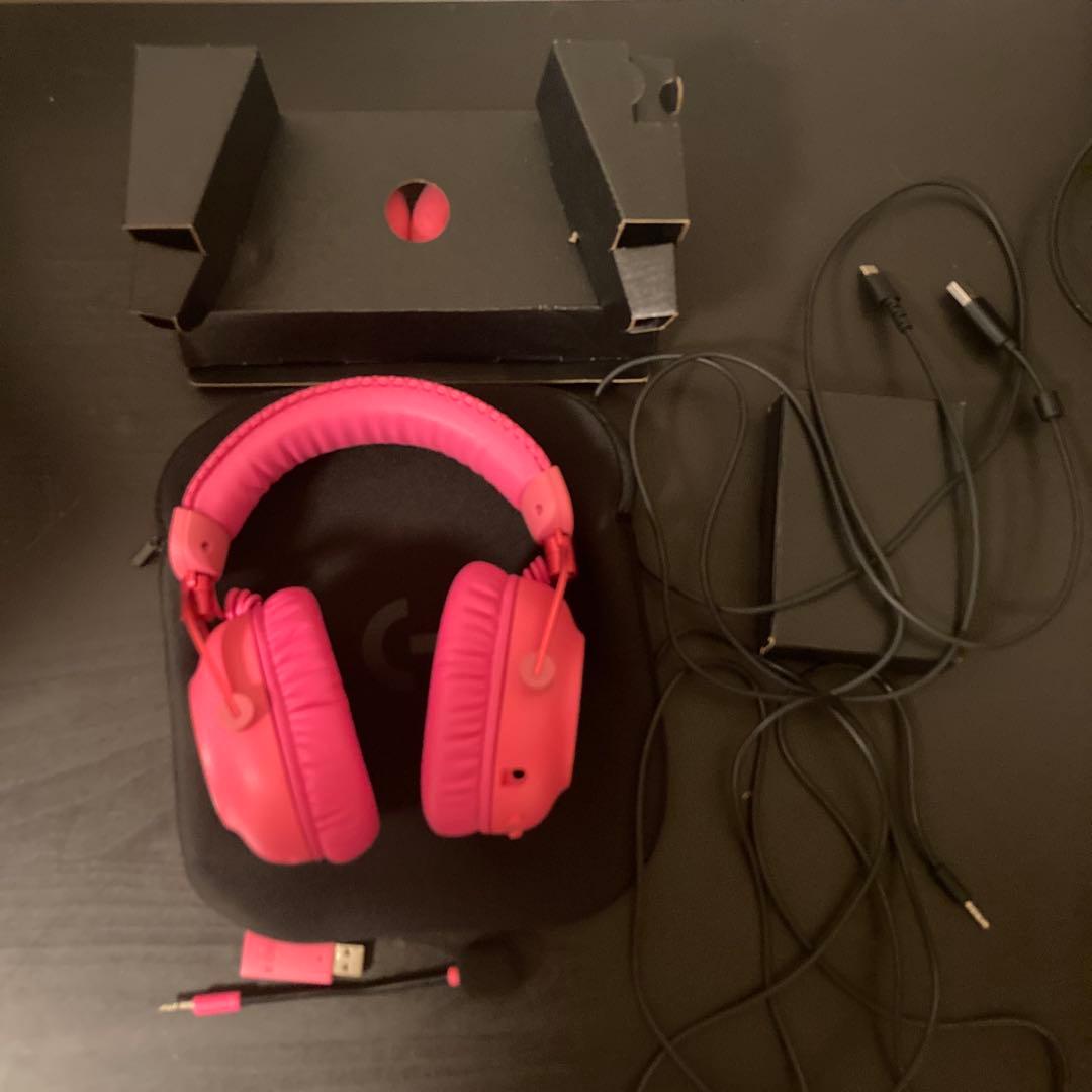 Logicool G pro x 2 lightspeedヘッドセット マゼンタ