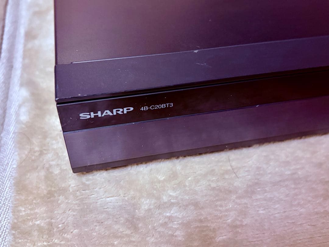 3番組同時録画 2TB SHARP AQUOS ブルーレイ 4B-C20BT3