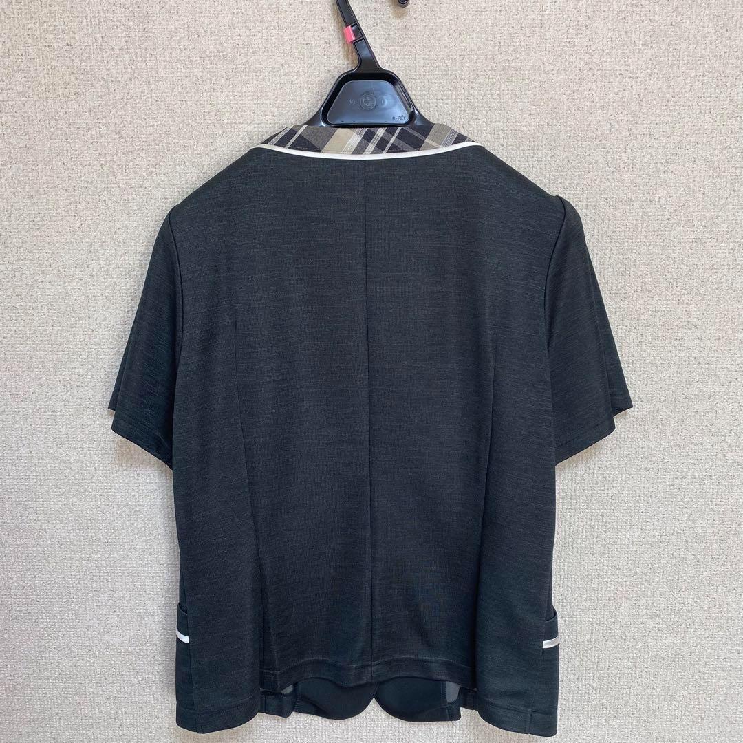 【新品タグ付き】セロリー 事務服 11号 半袖オーバーブラウス Aラインスカート