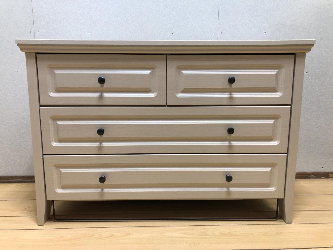 ニトリ　チェスト((Nキャセイ2 TB 6799 WHW)　　88106-1-②