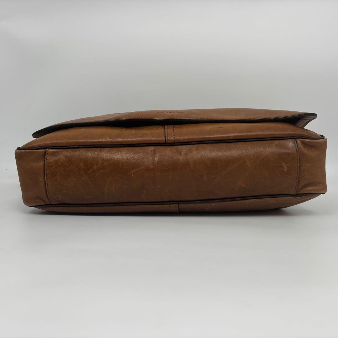 【極美品✨】 COACH メッセンジャーバッグ レザー ブラウン y2k