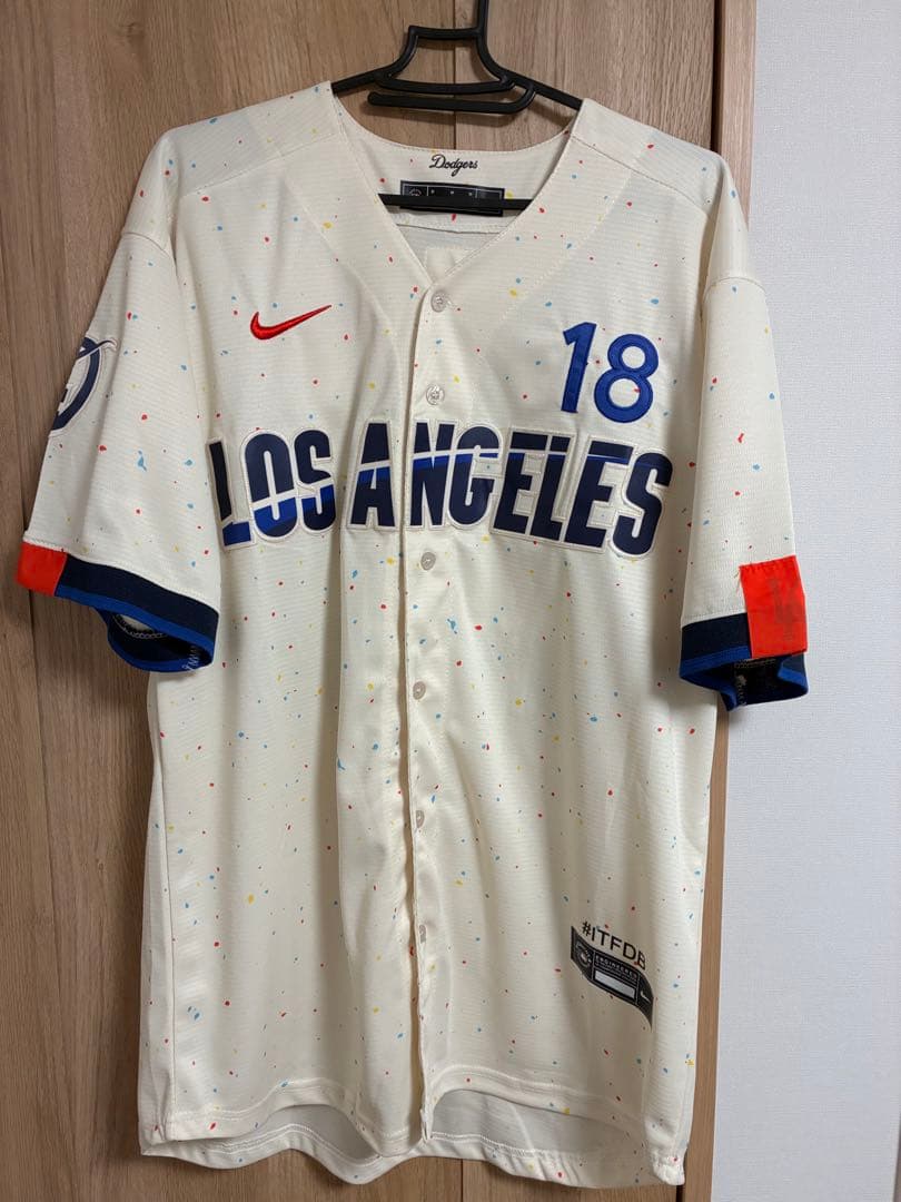 山本由伸　ドジャース　シティコネクトユニフォーム　Mサイズ