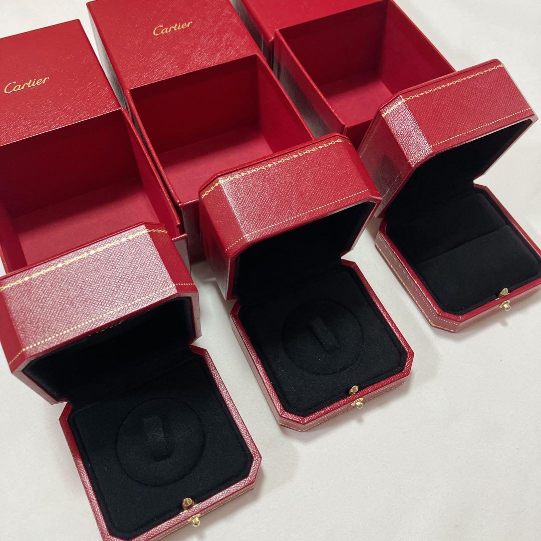 美品　カルティエ　ネックレスケース　リングケース　空箱　現行品　11個
