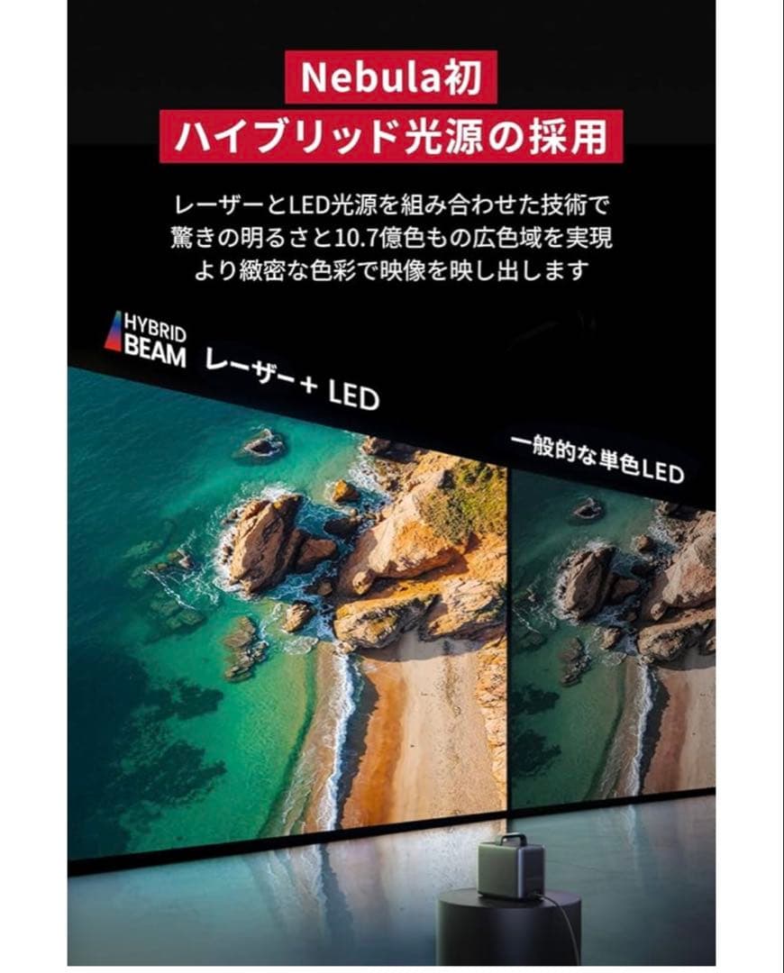 【新品未使用】Anker Nebula (ネビュラ) Cosmos 4K SE