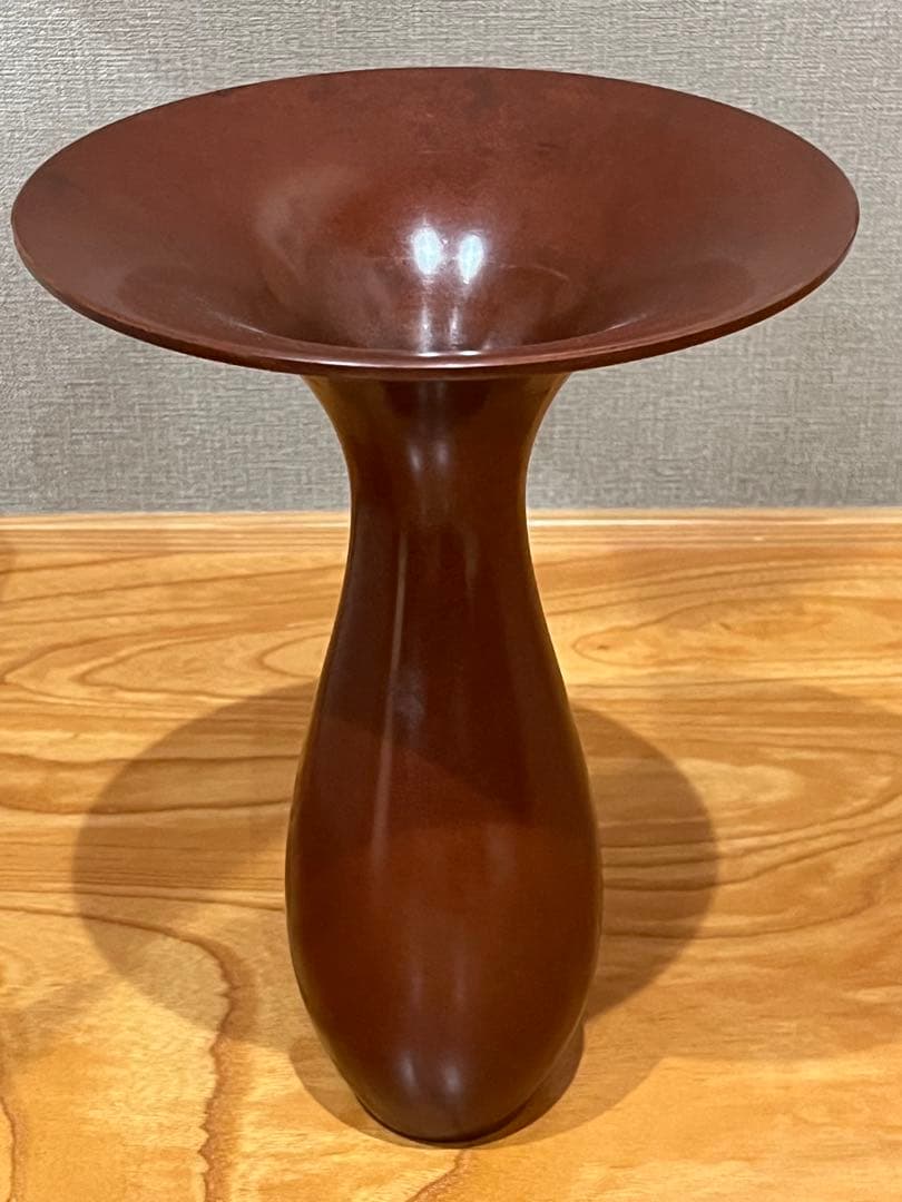 華道　池坊　唐銅　花器