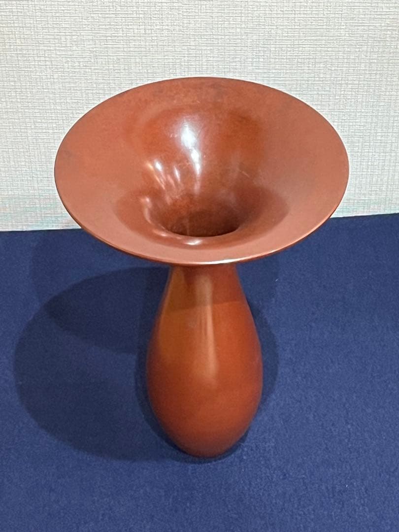 華道　池坊　唐銅　花器