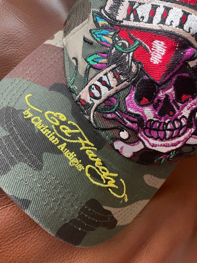 ぶ*ぱ様 Ed Hardy スカル刺繍 キャップ　即完売レア