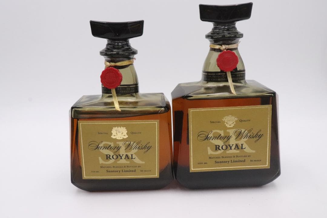 ★未開栓 ウイスキー 4本セット サントリー角 リザーブウイスキー ローヤル