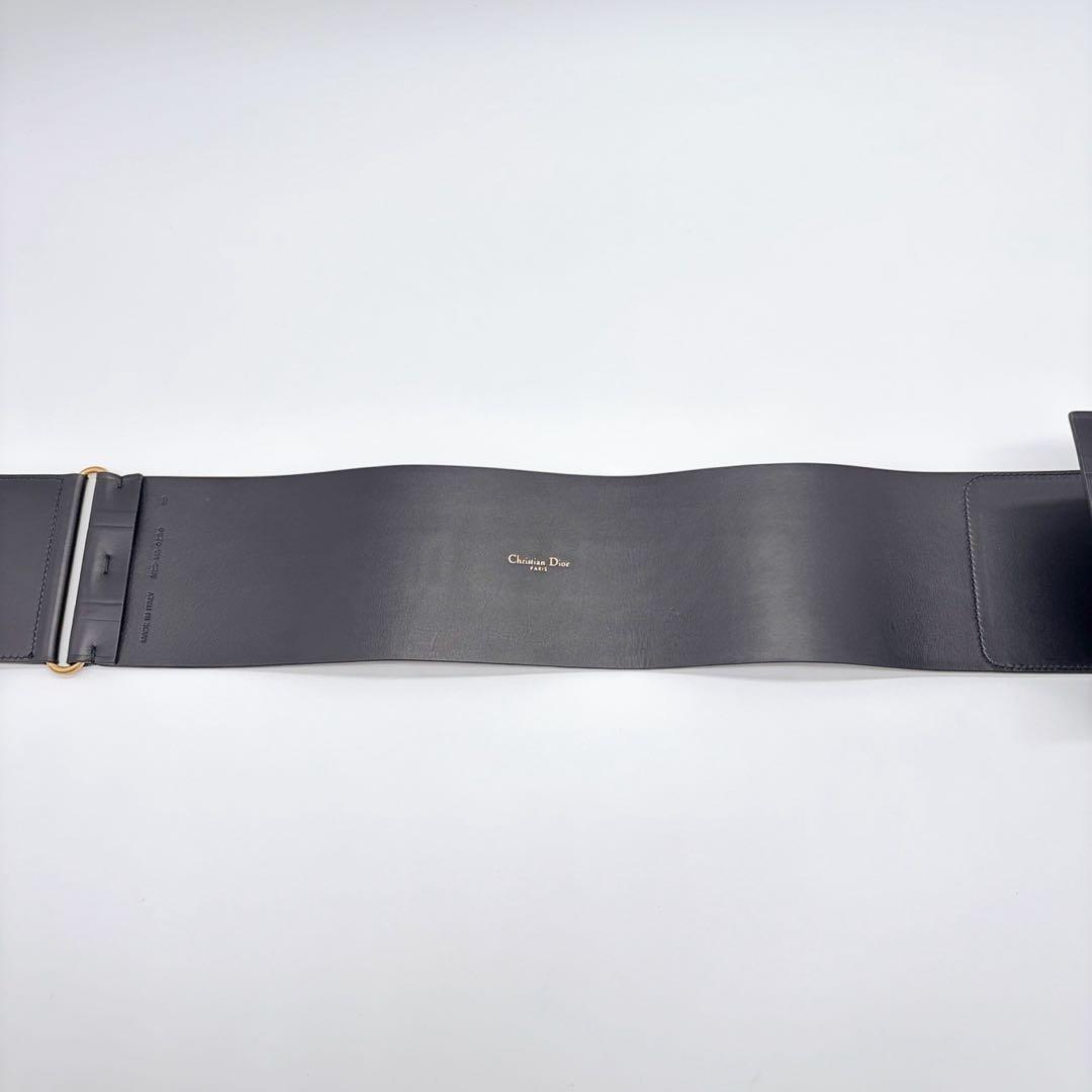 激レア✨ クリスチャンディオール　ベルト　コルセット エンブロイダリー　黒