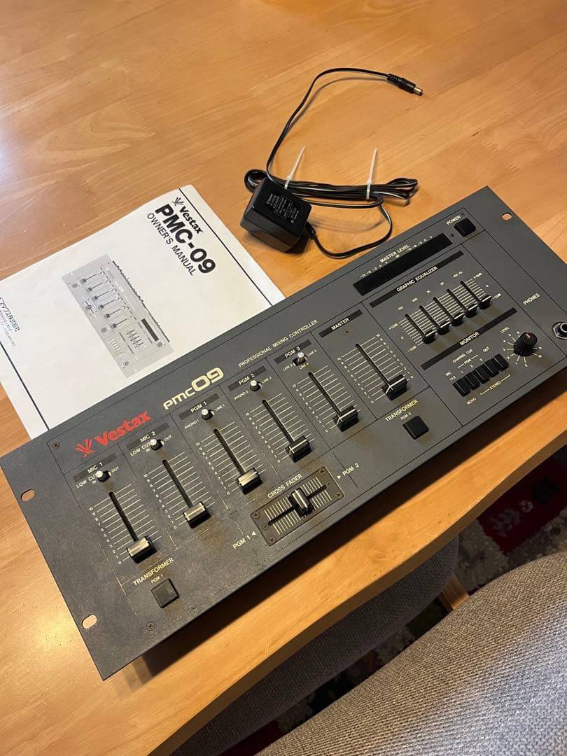 DJミキサー　Vestax PMC09 ビンテージ