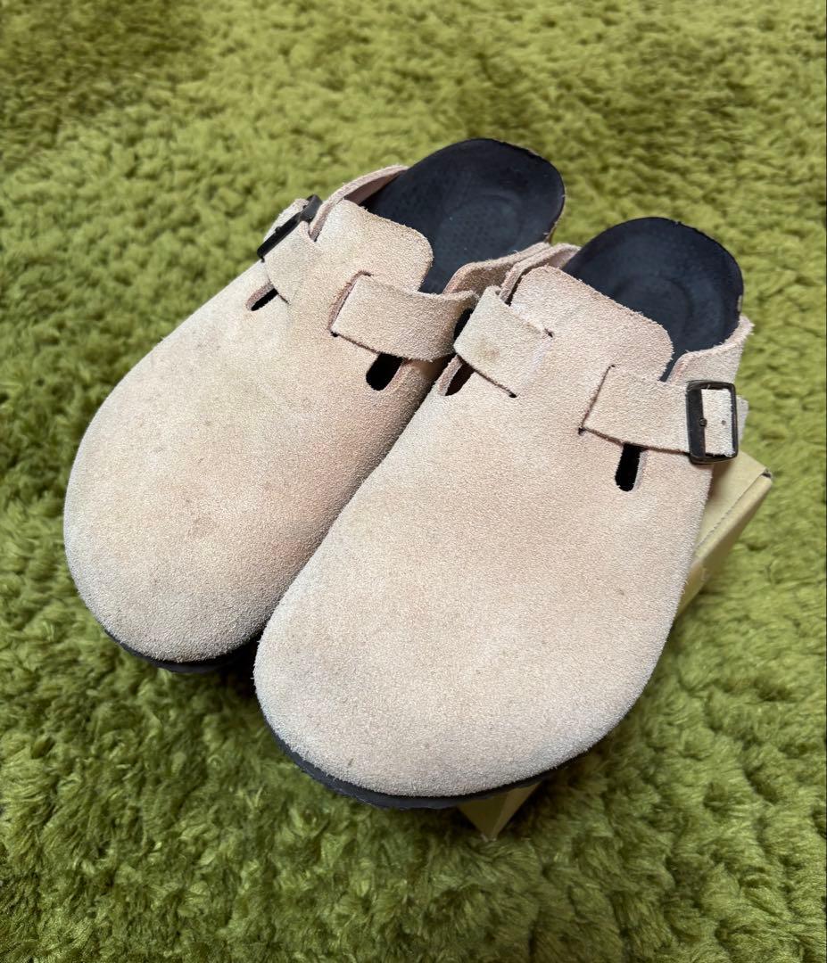 ビルケンシュトック BIRKENSTOCK ボストン ピンク 幅広39/25cm
