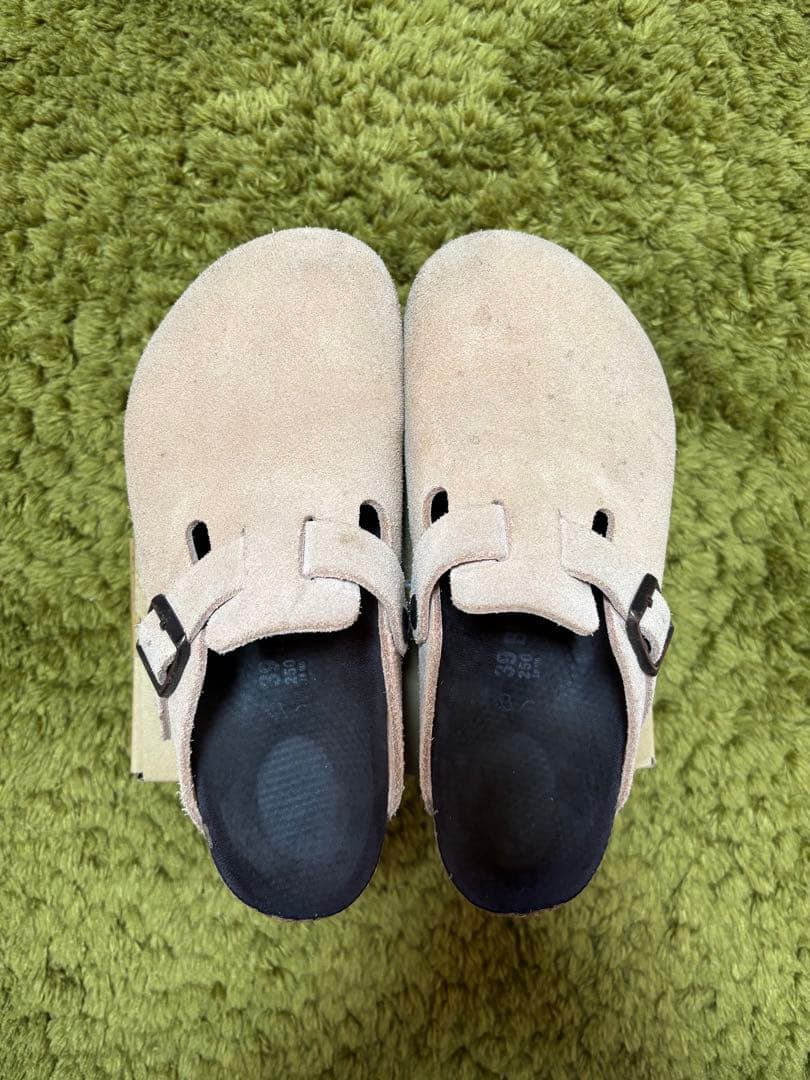 ビルケンシュトック BIRKENSTOCK ボストン ピンク 幅広39/25cm