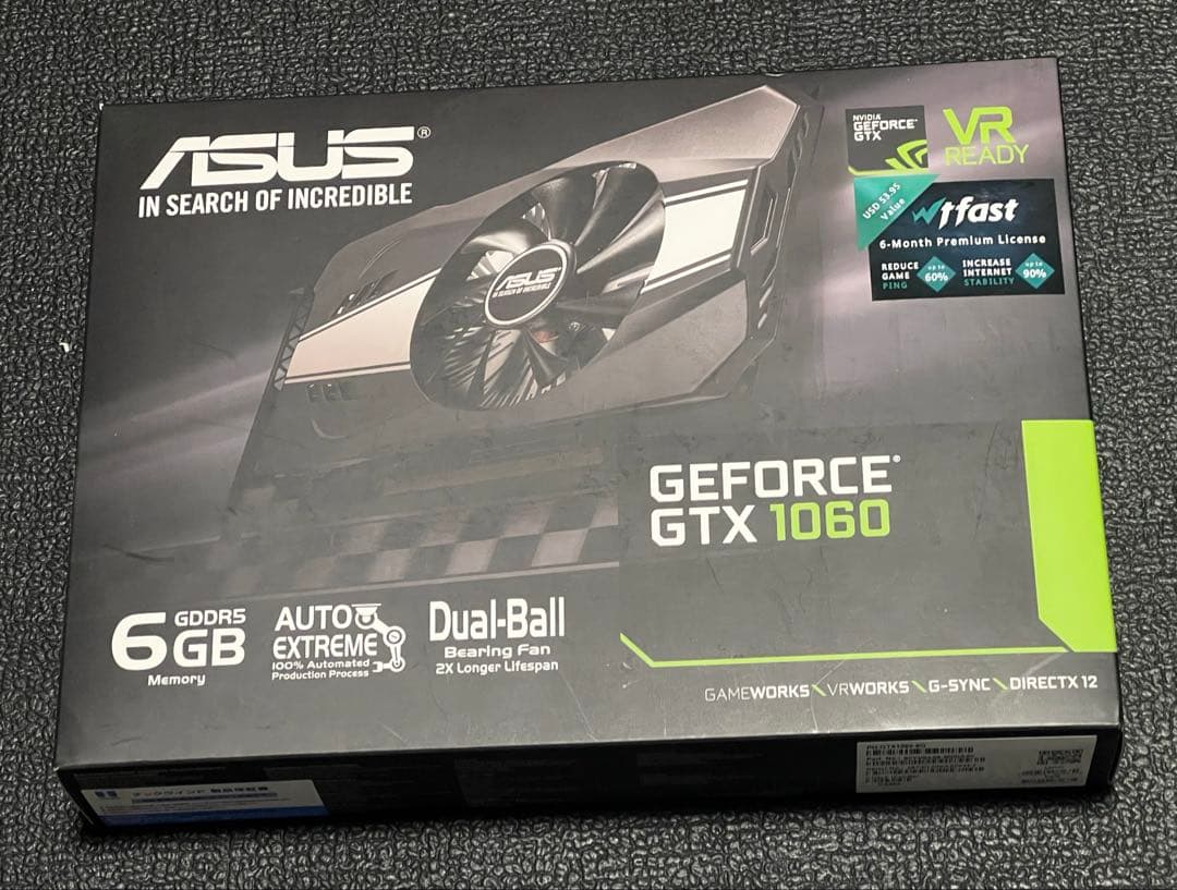グラフィックボード・グラボ・ビデオカード ASUS GTX1060 GDDR5 6GB