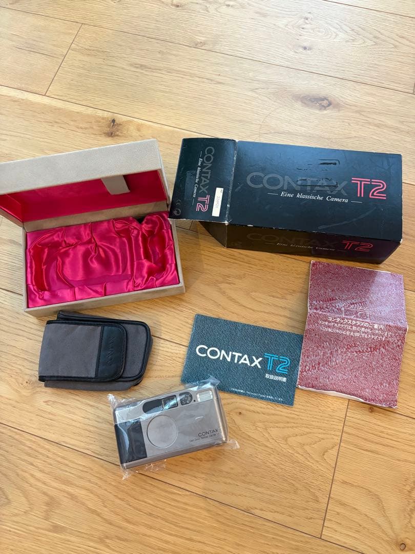 CONTAX T2 ジャンク コンパクトフィルムカメラ シルバー