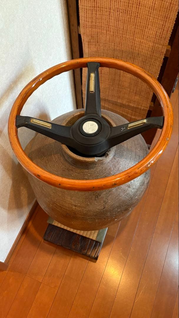 24VTURBO様　アルファロメオ　ステアリング　ウッド　ハンドル