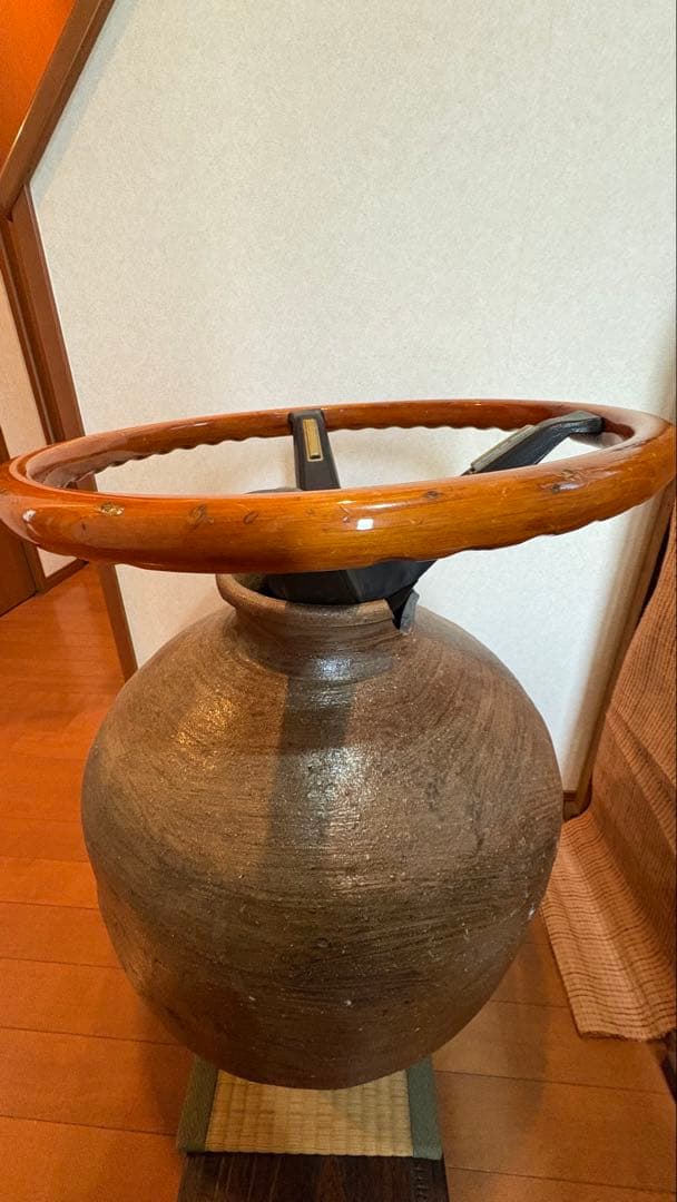 24VTURBO様　アルファロメオ　ステアリング　ウッド　ハンドル