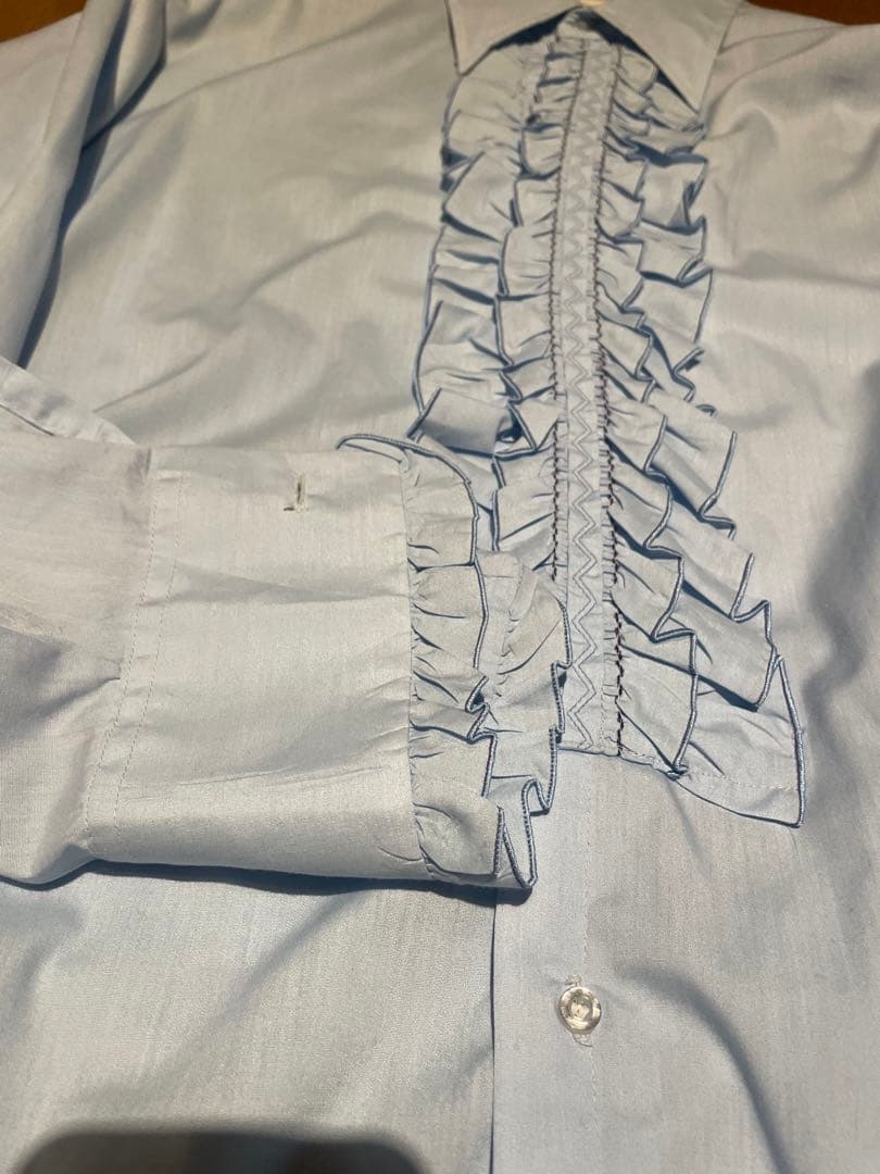 [美品] after six 70's フリルシャツ