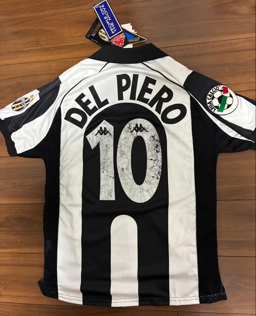 デル・ピエロ　ユベントスユニフォーム　貴重新品タグ付き　値下げ