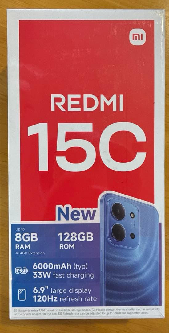 スマートフォン本体 Xiaomi Redmi 15C 8GB RAM 128GB ROM