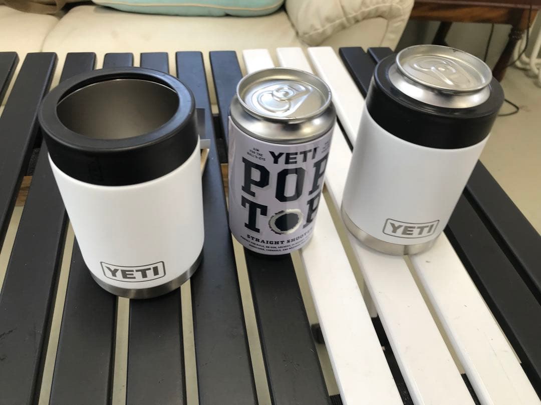 YETIランブラー 12オンス コルスター 保冷缶ホルダー ホワイト2個