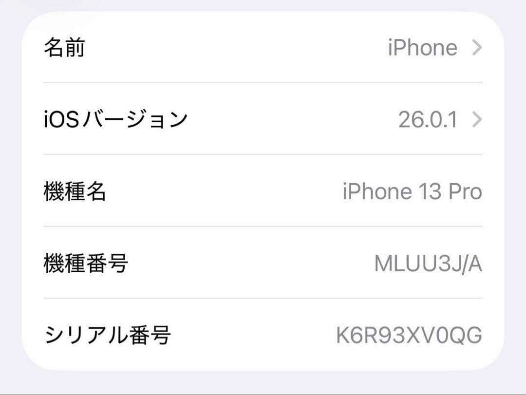 iPhone 13 Pro 256GB（シエラブルー）