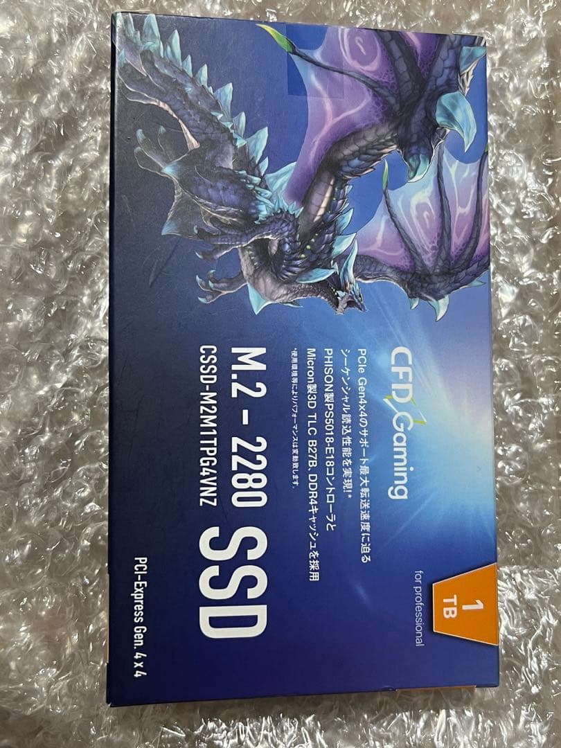 CFD　CSSD-M2M1TPG4VNZ　1TB　ゲーミングモデル