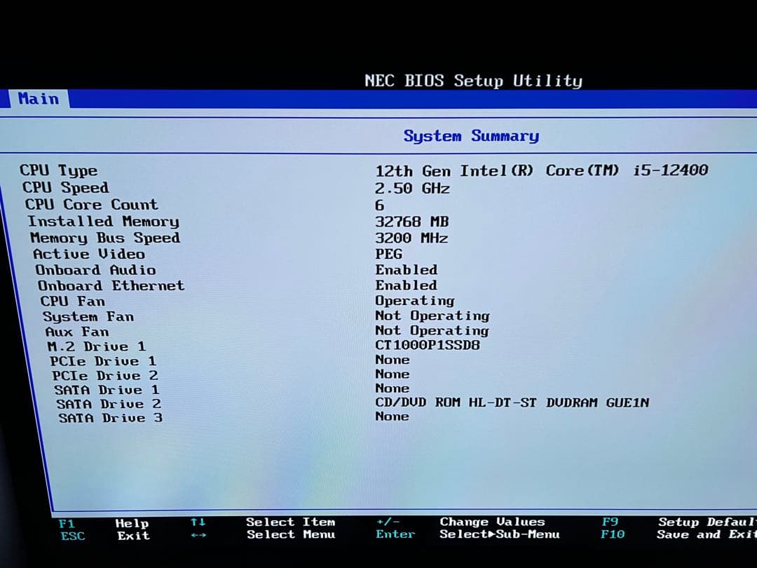 NEC ML-C MKT44LZ9 デスクトップPC i5/32 Gb/1 Tb