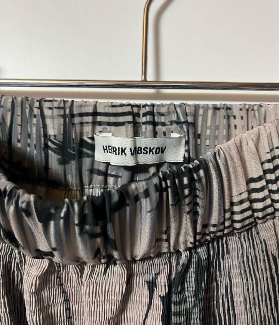 だ*ん様 HENRIK VIBSKOV 抽象柄 ワイドパンツ Sサイズ